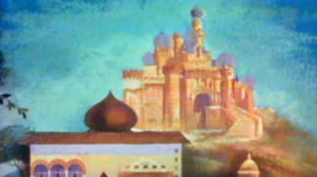 A golden palace from 1989 TV series "Laila and Al-Ashkeef" by Gamal Kotb