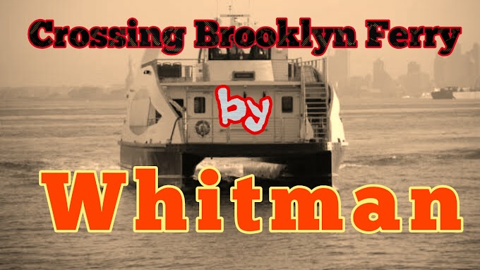 Use of imagery by Whitman in "Crossing Brooklyn Ferry"