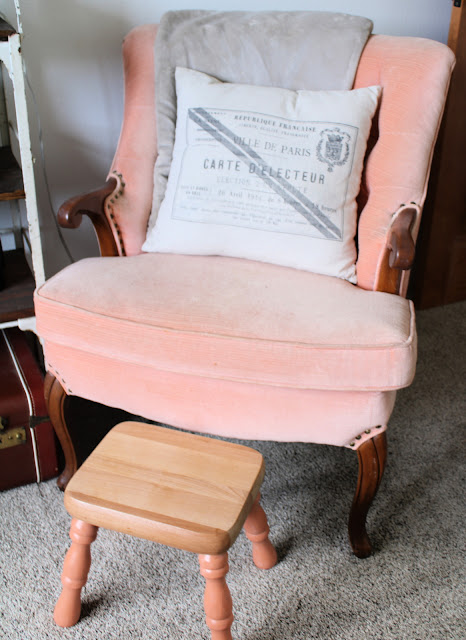 How to Update and Use a Thrifted Wooden Stool