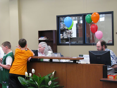 keeping patrons happy at the front desk