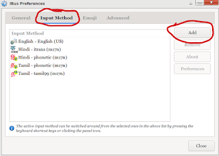 Image showing the IBus Preferences Dialog box