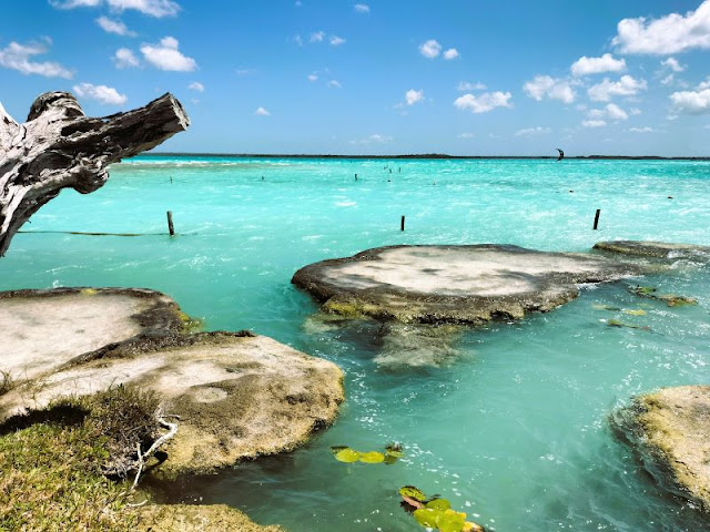 spiaggia Cocalitos Bacalar Messico