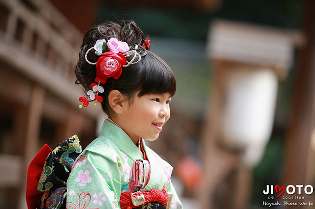 宇治上神社での七五三出張撮影