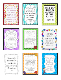 gwhizteacher, ID badge verses, 9 weeks of scripture verses