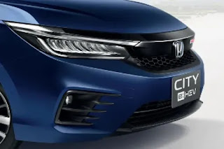 होंडा सिटी हाइब्रिड 2023 (Honda City Hybrid) front side bumper blue clour