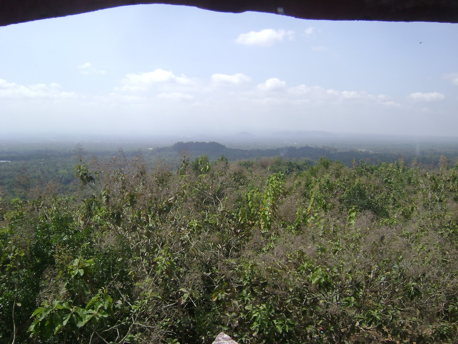 The Other Way to See Borobudur Temple From Far is From Chicken Church