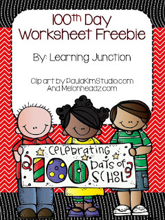 https://www.teacherspayteachers.com/Product/100th-Day-Worksheet-Freebie-1656113