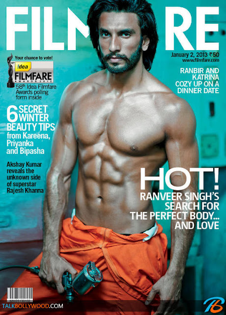 Ranveer Singh Fluants Six-pack Abs