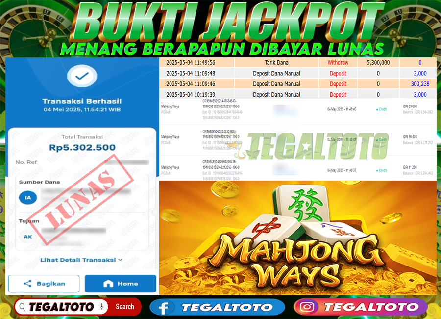 Bukti Jackpot