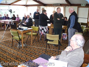 Members relaxing on Coffee Day