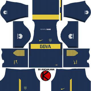  for your dream team in Dream League Soccer  Baru, Boca Juniors Kits 2017/18 - Dream League Soccer 