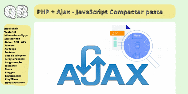 Compactar Pastas com PHP, JavaScript e Ajax