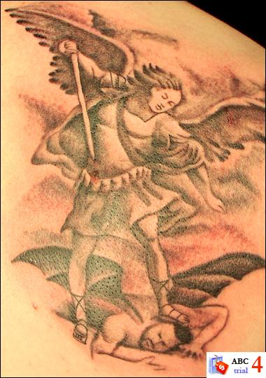 Angel Men And Women Tattoos