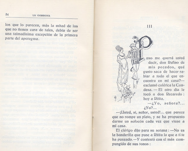 Páginas interiores de " La Gorriona", 1925