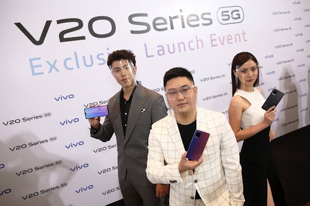 Vivo เปิดตัว V20 ซีรีส์ ครั้งแรกในไทย มอบเทคโนโลยีกล้องหน้าชั้นนำของวงการในมือคุณ