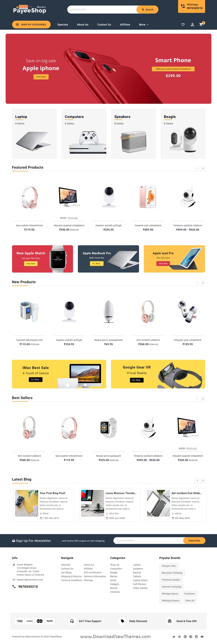 Stencil BigCommerce Multipurpose Responsive Theme