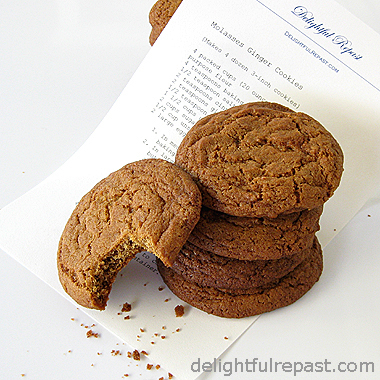  Fashioned Molasses Cookies on Delightful Repast  Molasses Ginger Cookies   An Old Fashioned Favorite