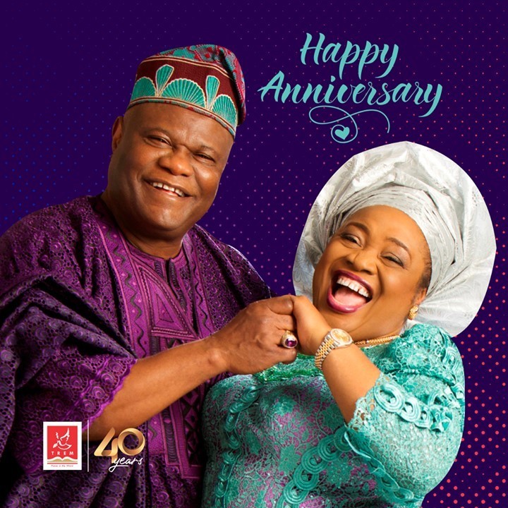 Happy Wedding Anniversary To Bishop Mike & Peace Okonkwo