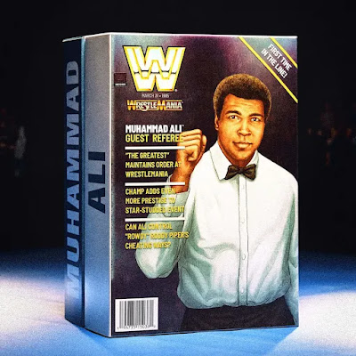 San Diego Comic-Con 2023 Exclusive WWE Ultimate Edition Muhammad Ali Action Figure Box Set by Mattel