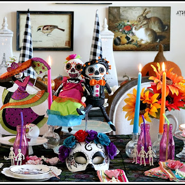 Sugar Skull Tablescape: Celebrating Day of the Dead