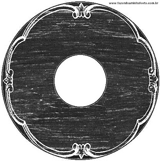 Blackboard Style, Free Printable CD Label. 