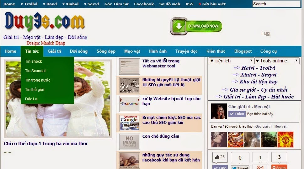 Share Theme Blogspot tin tức đẹp chuẩn Seo - Duy3s.com