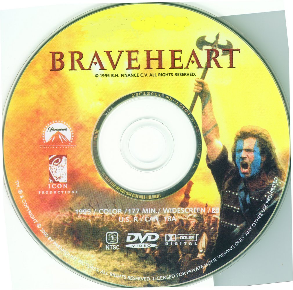 DVD Lables: BRAVEHEART