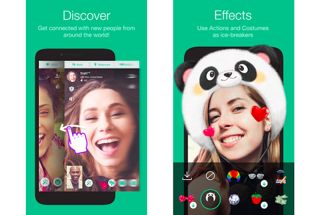 Azar, the mobile equivalent of Chatroulette who makes a cardboard