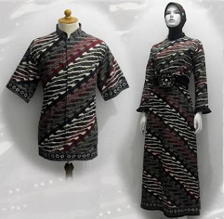 baju batik muslim terbaru