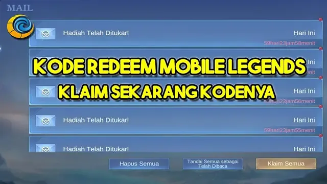 Kode Redeem Mobile Legends Terbaru Hari Ini 2023