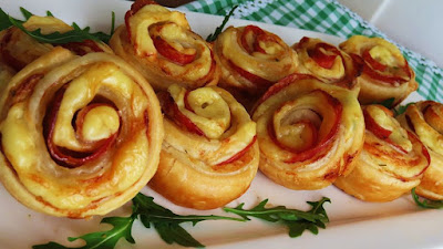 SUPER LAKO Salama Sir Rolice od Lisnatog Tijesta / QUICK AND EASY Salami and Cheese Pastry Rolls