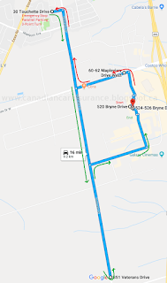  Barrie G (G2 exit) Test Route 2 Map Via Google Maps