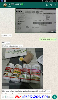 BUKTI BARANG SAMPAI PESANAN OBAT KUTIL KELAMIN