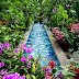 Beautiful backyard fountain