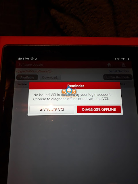 Launch X431 VCI Registered Under Another Account 1