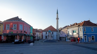 Carsijska dzamija on the background