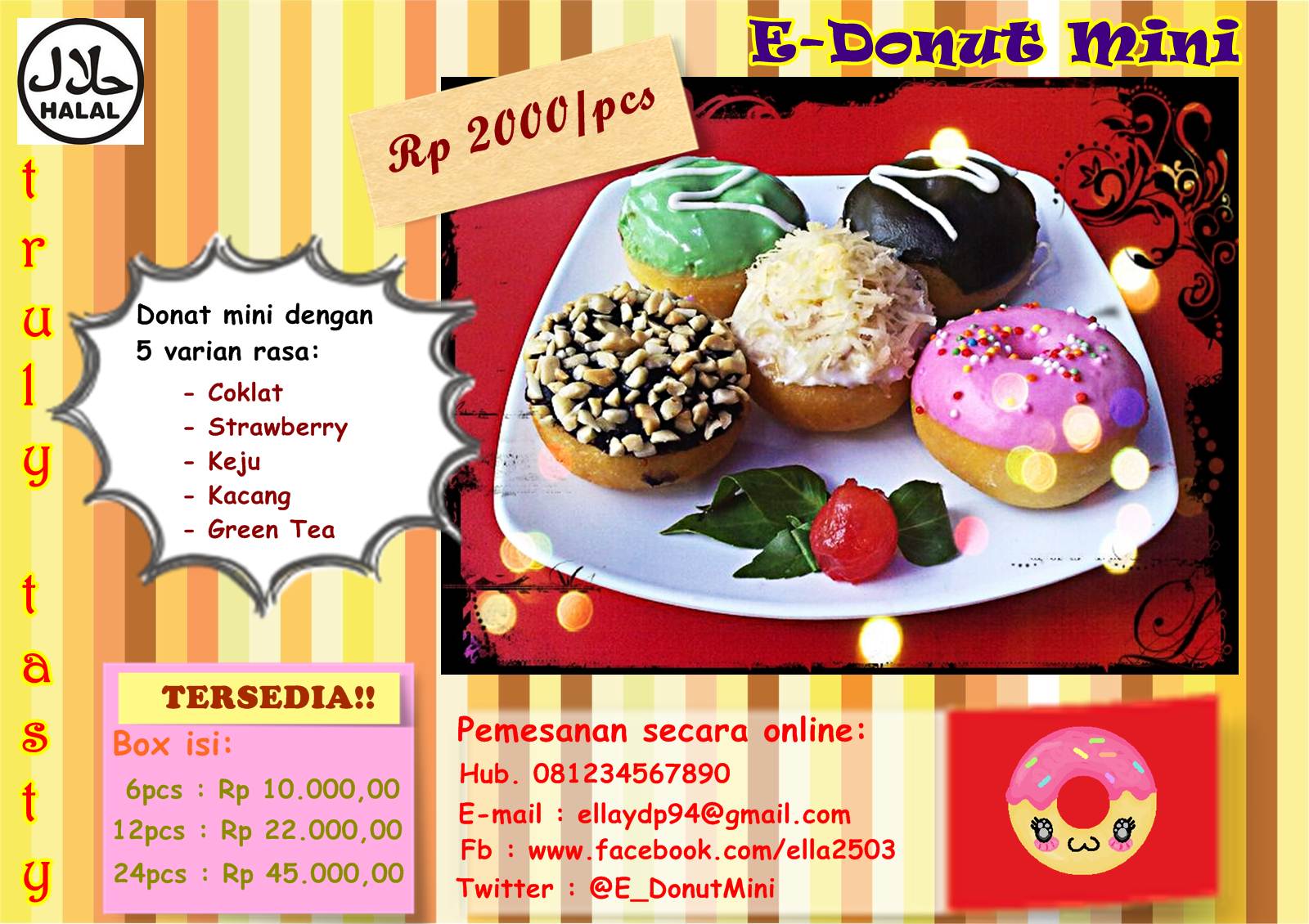 60 Contoh Desain Brosur Makanan ~ Ayeey.com