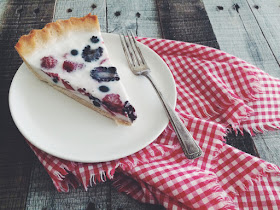 Berry Panna Cotta Pie (AIP & Paleo) 