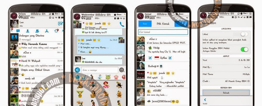 Download BBM Mi-Style Fast and Simple Versi 2.6.0.30 New Version terbaru