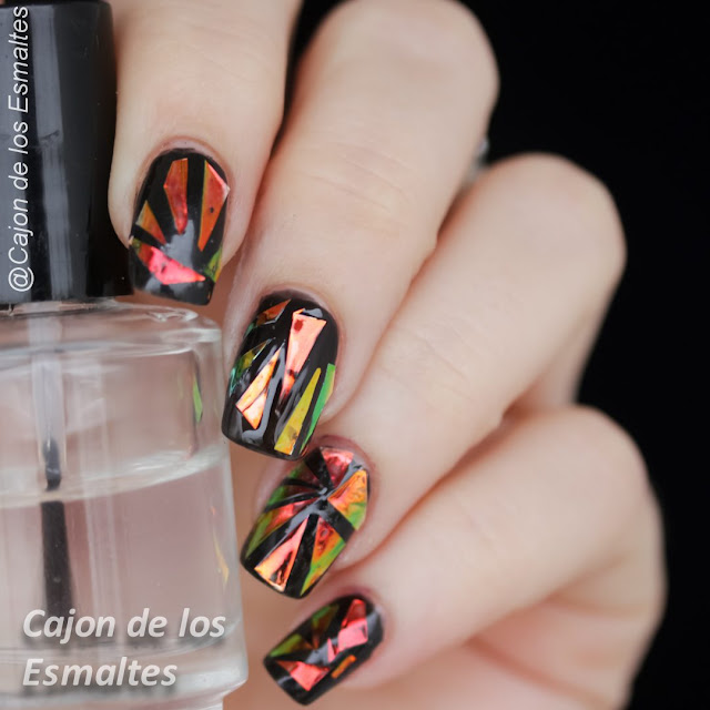 Uñas de vidrio roto - Glass nails