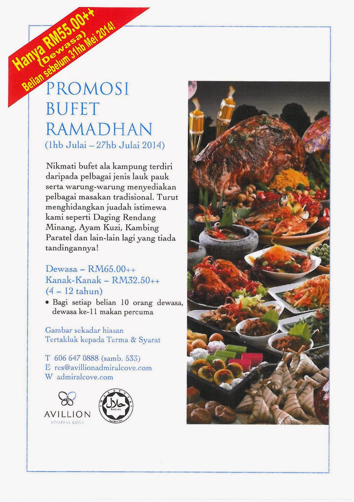 Senarai Buffet Ramadhan Di Negeri Sembilan 2014