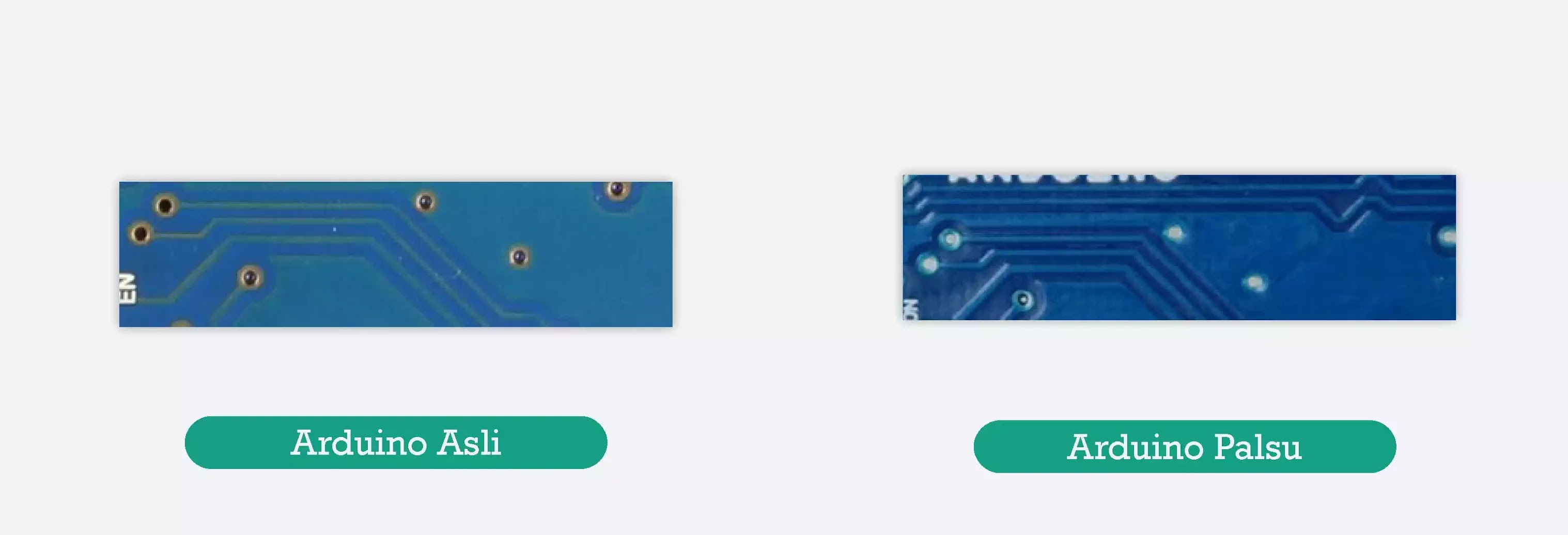 Membedakan Arduino Asli dengan Arduino Palsu Berdasarkan Tata Letak Komponen