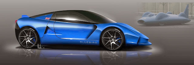 2014 Electric sport car Bluebird DC50