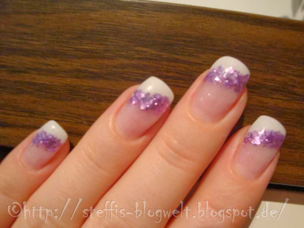 Glitzer Spitze Nageldesign - Nageldesign Glitzer Spitze