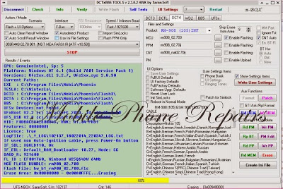 Sukses Flash Nokia 105 RM-908 dengan Box HWK