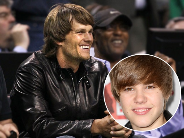 tom brady haircut. Brady has Bieber Fever .