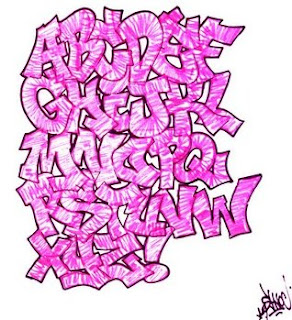 graffiti alphabet letter pink,graffiti alphabet pink,graffiti alphabet