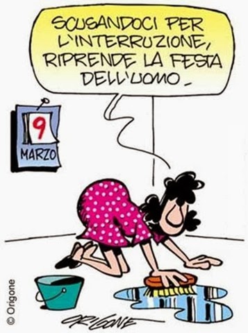 Festa della donna 9 marzo e festa dell'uomo. (Origone)