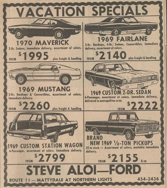 Vacations Specials (cars) The price is the joke.
