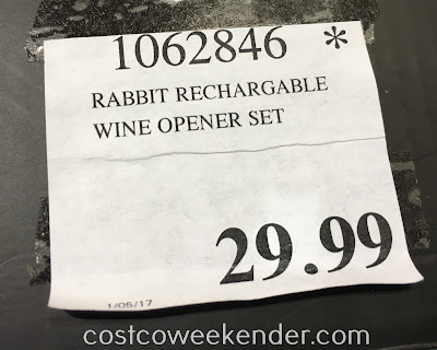Deal for the Rabbit Electric Wine Set at Costco